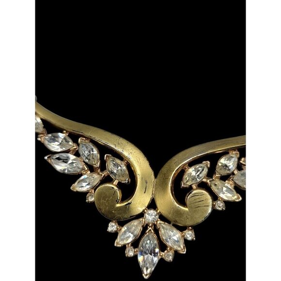 Crown Trifari Alfred Philippe Choker Necklace Patent Pend Book Piece Estate 16" - Picture 8 of 16